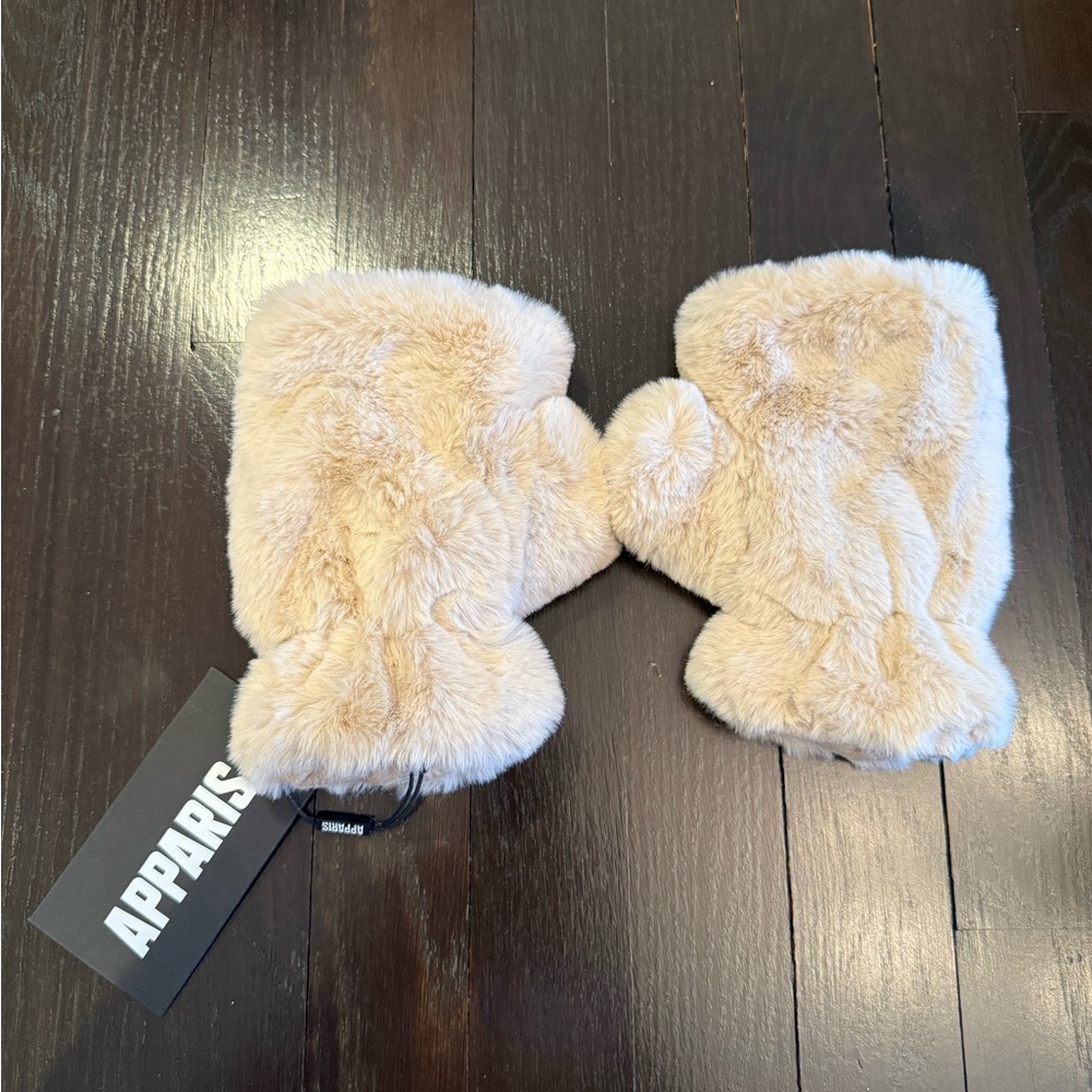 Appris fingerless gloves - Latte, new with tags - Picture 2 of 3